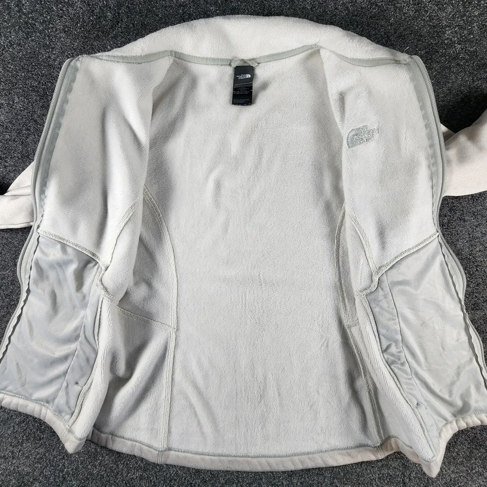 The North Face Agave Fleece Full-Zip Jacket Gray Women's Size‎ Medium